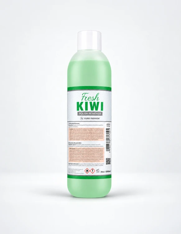 Zmywacz do paznokci Euro Fashion Fresh Kiwi 1000 ml