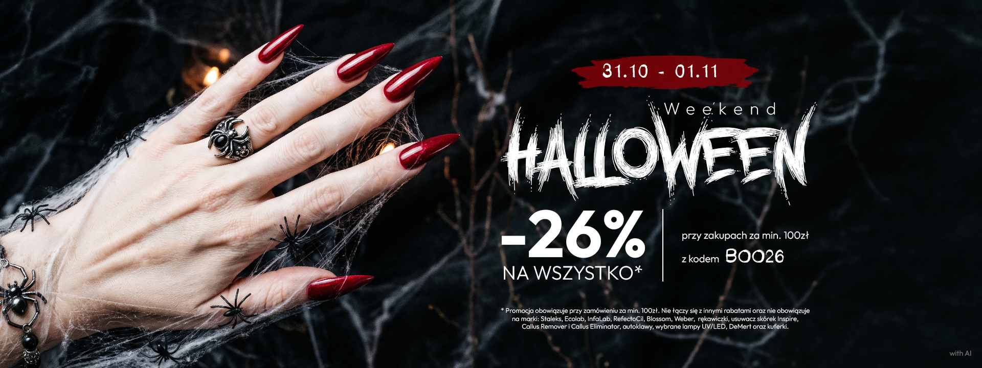 Weekend Halloween -26% na wszystko*