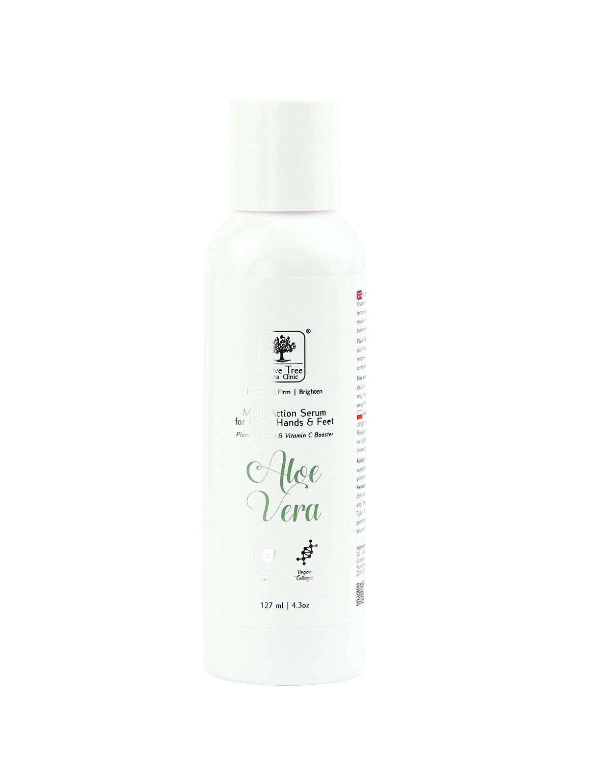 Olive Tree Spa Clinic Skin Multi-Action Serum for Body, Hands & Feet 127ml Aloe  Vera